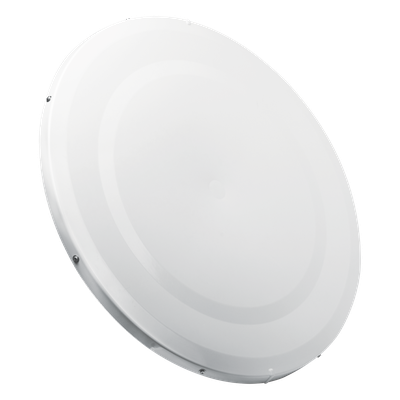Antena Direccional de Alto Rendimiento / 32 dBi / 3 ft / 5.9-6.6 GHz / Conectores SMA Hembra Inverso / Alto Aislamiento al Ruido / Fácil Montaje con Radomo Incluido