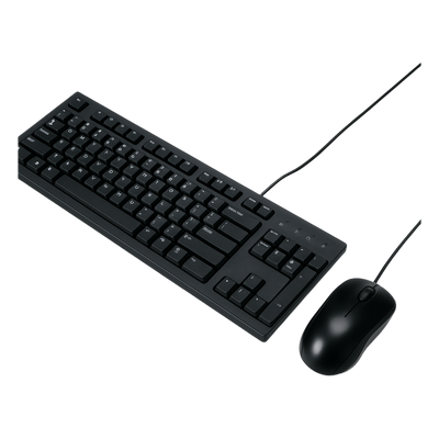 KIt de Teclado y Mouse Cableado / Diseño Elegante y Silencioso (No Requiere Drivers)