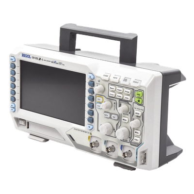 Osciloscopio Digital RIGOL de 2 Canales Análogos, 200 MHz de Ancho de Banda Análoga, Vel. de Muestreo-Tiempo Real de 1 GS/s, Base de Tiempo (min.) de 2 ns/div.