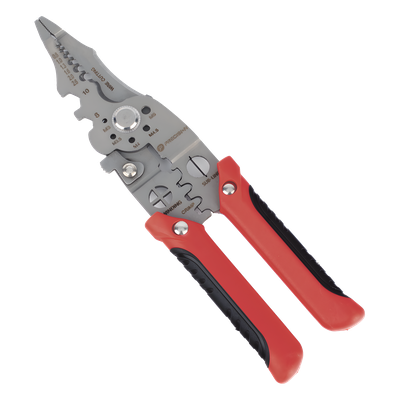 Pinza Profesional para Electricista, Multifunciones 9 en 1, de 8.5"