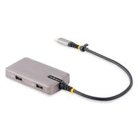 ADAPTADOR MULTIPUERTOS USB-C - DOCKING STATION USB STARTECH.COM TIPO C HDMI 4K60 - HUB CONCENTRADOR USB 3.0 DE 3 PUERTOS - ENTREGA DE ALIMENTACION PD 100W - GBE - WORKS WITH CHROMEBOOK