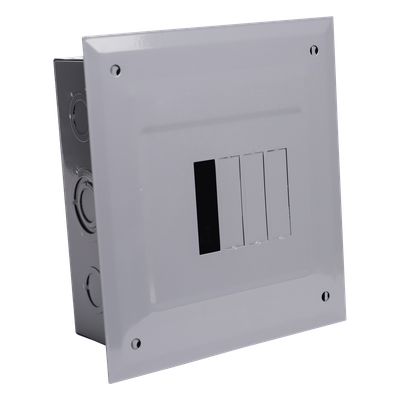 Centro de Carga para Empotrar, 04 Polos, 100 A, 1 Fase 3 Hilos, 120/240 V AC, 60Hz