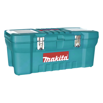 Caja de herramientas de 24" con doble cerradura de metal (60 x 25 x 30 cm)