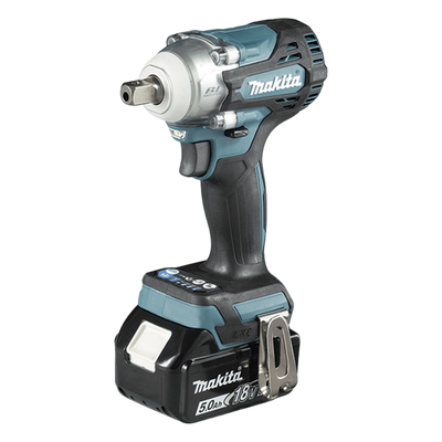 Llave de Impacto BL de 1/2", 18 V 5.0 Ah LXT, Máximo Apriete 330 Nm. Incluye  2 Baterías de 5.0 Ah, Cargador Rápido 18 V LTX y Maletín Makpac.