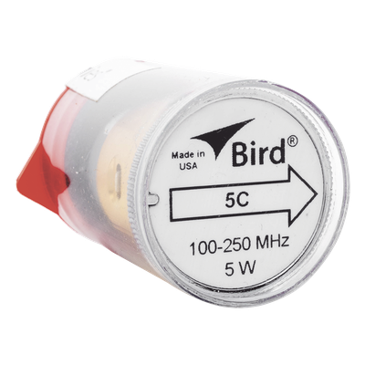 Elemento de 5 Watt en linea 7/8" para Wattmetro BIRD 43 en Rango de Frecuencia de 100 a 250 MHz.