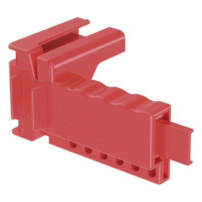 Dispositivo de Bloqueo LOTO para Válvulas de Bola, para Diámetros de Tubería de 1/4" a 1" y Longitud de Mango Hasta 7.5", Color Rojo