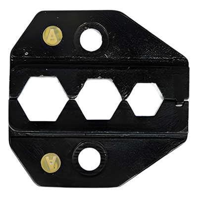 Mordaza para Plegar Conectores de Anillo en RG-59/U, RG-6/U y tipo F (CATV) en tamaños de 0.255", 0.324" y 0.305".