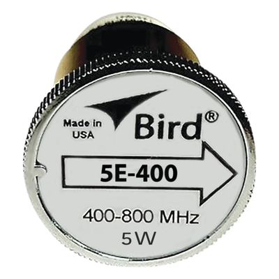 Elemento de 5 Watt en Línea 7/8" para Wattmetro BIRD 43 en Rango de Frecuencia de 400 a 800 MHz.
