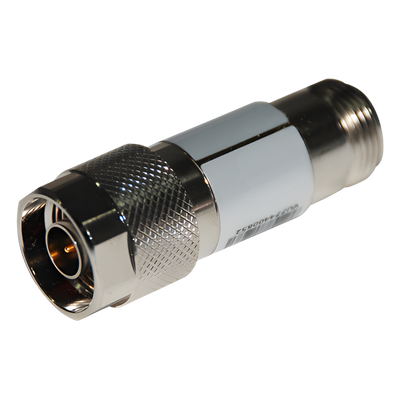 Atenuador en Línea de 10 dB, 1 W, CD-6 GHz, Conectores N Macho-Hembra.