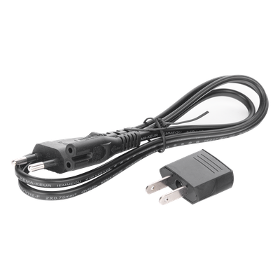 Cable de Corriente Bifásico Conector Tipo 8 (1 Metro (3.28 Pies))