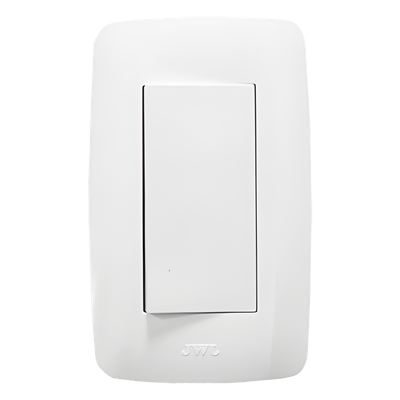 Apagador Sencillo de 127 V 10 A /Color Blanco.