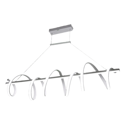 Lámpara de Techo LED / 80W / Flujo Luminoso 6400 Im / Ø1050 mm / Luz Blanca 6500K - Neutra 4000K - Cálida 2700K / Vida Útil 50,000 h / IP20 / Montaje Sobreponer / Blanco / Aluminio y PC
