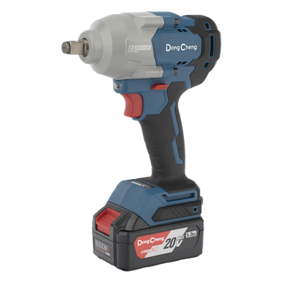 Llave de Impacto Inalámbrica de 20 V, incluye 2 Baterías de 5.0 AH, Cargador y Estuche plástico. 