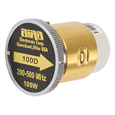 Elemento de 100 Watt en Línea 7/8" para Wattmetro BIRD 43 en Rango de Frecuencia de 200 a 500 MHz.