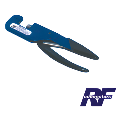 Pinzas Profesionales tipo Pistón, para Plegar Conectores de Anillo en Cable Coaxial.