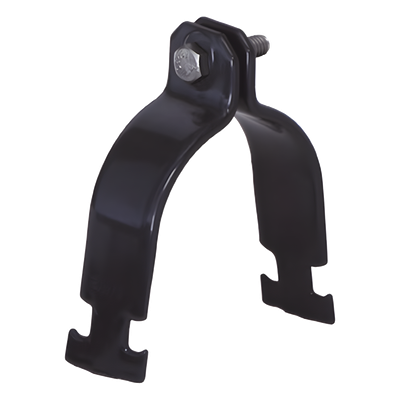 Abrazadera Unicanal con Recubrimiento de PVC de 1/2" (12.7 mm).