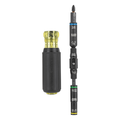 Destornillador / Llave de Tuercas 10 en 1 KNECT™ con Clasificación de Impacto / Compatible con Herramientas Eléctricas / Puntas Intercambiables / Portabrocas KNECT™ de 12 Puntos / Barra de Acero / Torque de 150 in-lb