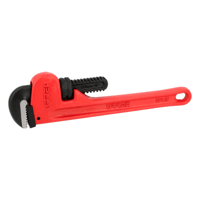 Llave Stilson de 18" / Hierro Maleable / Maneral Ergonómico / Capacidad Máxima de Tubo 2 1/2" / Sistema de Quijadas con Resorte / Montura Super Reforzada / Ambas Quijadas Endurecidas.