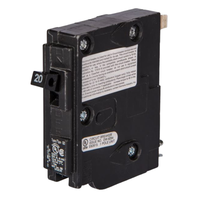 Interruptor automático enchufable tipo QD 1 polo, 20 amp