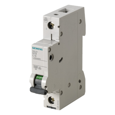 Interruptor Riel Dinn Tipo 5SL6, 1 polo, 2 amp