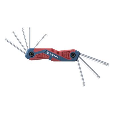 Juego de 8 llaves hexagonales tipo Torx® , porta llaves tipo navaja., 