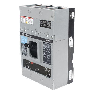 Interruptor Termomagnético 600V 3X500A, Sin zapatas principales.