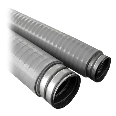 Tubo Flexible tipo Liquidtight de 3/8" (9.5 mm) / Acero + Forro PVC / Rollo de 20 Metros.