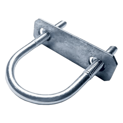 Abrazadera Roscada Tipo U 120 Ligera de 25 mm ( 1"  ) / Cuerda de 1/4"