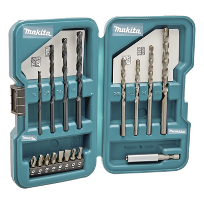 Juego de accesorios multipropósito 17 piezas para metal, concreto, madera y puntas para atornillar.