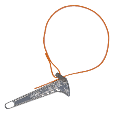 Llave de Correa Ajustable Grip-It™ de 3.8 a 12.7 cm diámetro, Ideal para Apretado / Aflojado de Tubos, Filtros, Barras, etc.