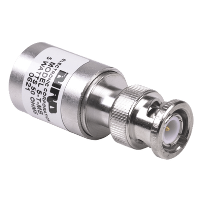 Carga Fantasma Terminal de 5 W, 50 Ohm, Conector BNC Macho.