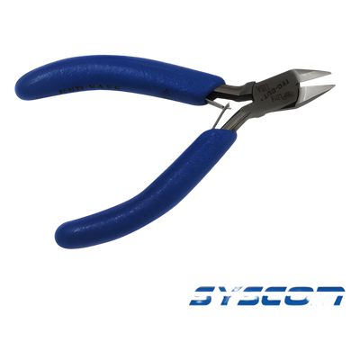Pinza de corte fino frontal al raz templada 4-1/4"