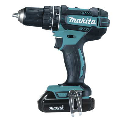 Rotomartillo/Taladro Inalámbrico (1/2") de 1,900 RPM, 18Vcc, Torque 62 N.m (Incluye 2 Baterías y Cargardor).