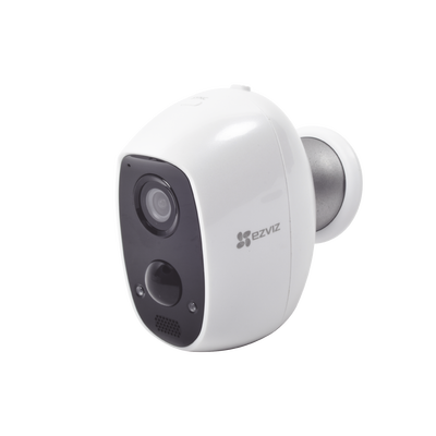 Cámara IP Wi-Fi / Con Batería Recargable (Cero Cables) / 2 Megapíxel  / Sensor PIR /  Uso en Exterior Con Protección / Grabación en la Nube / Ranura Para microSD