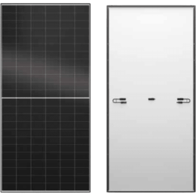 Panel Solar ANTIGLARE 650 W / LONGi Hi-MO X10 Guardian / Monocristalino BC-Cell / 24.1% Eficiencia / Vidrio Templado Baja Reflexión / 2382x1134x30 mm (93.8x44.6x1.2 in) / Garantía Potencia 30 Años