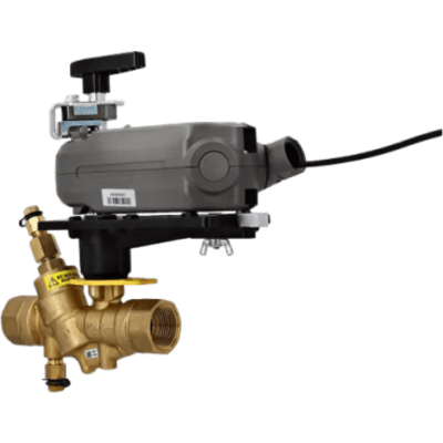 Válvula de control independiente de presión (PICV) de 2 vías, 1 pulgada NPT, modulante, 24 V CA, falla segura abierta para HVAC