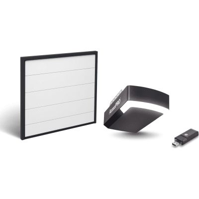 Kit Puerta de Garage 12x8 Pies (3.67 x 2.44 m) / Motor DC 1/2 HP / Insulada / Activación WiFi / Hasta 50 Controles / Lámina Calibre 26