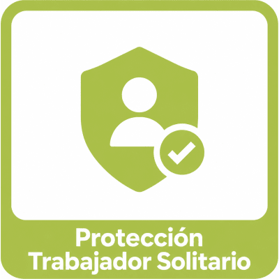 Servicio de Trabajador Solitario TASSTA / 12 Meses / Man Down, No Movement y Periodic Check / Cumple DGUV 112-139 / Requiere TFLEXSMART