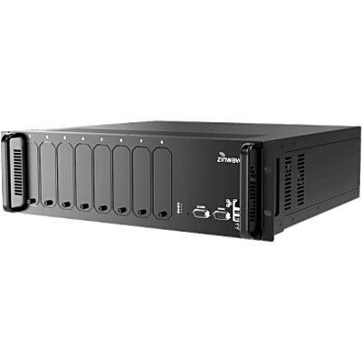 Primary Hub Zinwave 8000 / Ancho de Banda 150 MHz a 5 GHz / Modular con Matriz Interna / Alimentación AC 110-230 V / 3RU / Conexiones Ethernet, Alarmas y USB