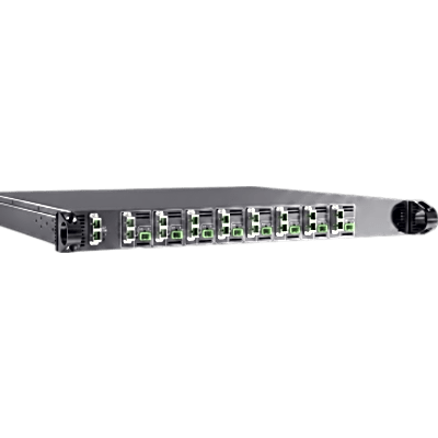 Secondary Hub / 8 Remotes / 48V DC Power / SC/APC Duplex Fiber / 17.5" (444 mm) Rackmount / 2-Year Warranty