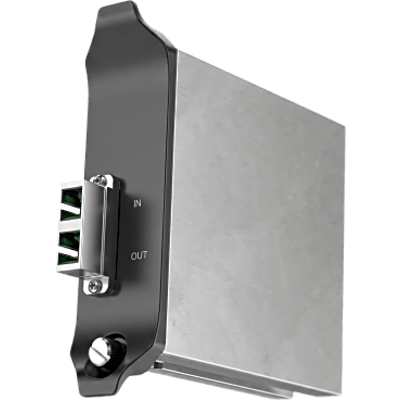 Módulo Óptico / Fibra Dúplex / 8 por Hub Primario / Hot-Swappable / Pérdida 5 dBo / Potencia 4.5-10 mW / SC/APC Dúplex / 150 MHz a 2.7 GHz