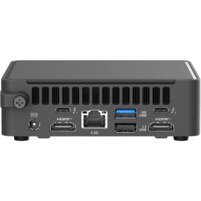 Mini PC ASUS NUC 15 Pro / Intel Core 7 240H / Incluye Memoria Ram SSD y Sistema Operativo / Wi-Fi 7 / Bluetooth 5.4 / 2.5GbE / 4x Pantallas 4K / Thunderbolt 4 