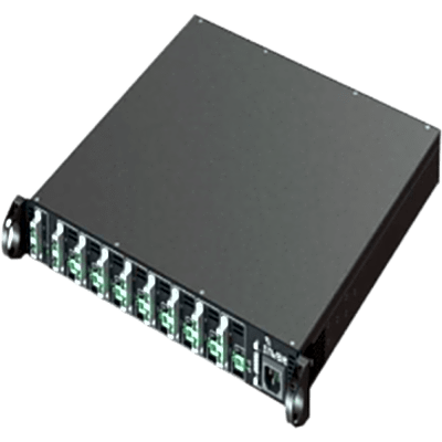 Secondary Hub / Fibra Óptica SC/APC Dúplex / 8 Remotos / 48V DC / 1RU / -5 a 45°C / 3 Años Garantía