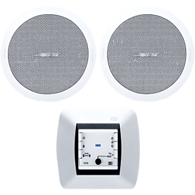 Kit de Audio Residencial | Mando Bluetooth EGI 121010H + Par de Bocinas de Techo BOSE FS2CW | 2+2W RMS | 16Ω