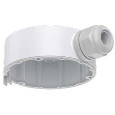 Caja de Empalme Fija para Domo Serie 35 / Material Aluminio / Color Blanco / Compatible con Cámaras Honeywell HC35W / IP67 Resistente a la Intemperie / Incluye Accesorios de Montaje Completo