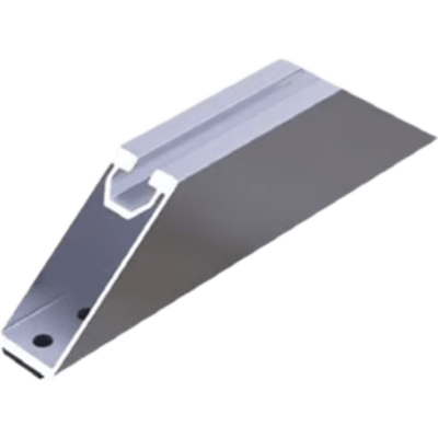 Accesorio de Sujeción Coplanar / XS Rail / Aluminio Serie 6000 / 120 g / Para Techos de Lámina Trapezoidal / Incluye Cinta Aislante EPDM