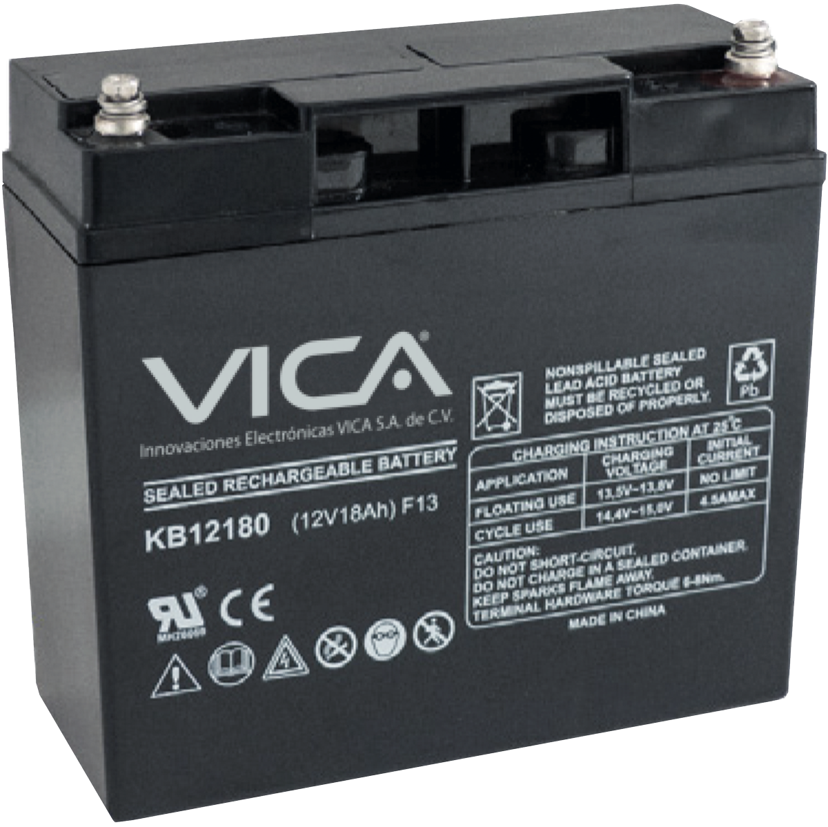 Bateria de reemplazo VICA VIC12-18A
