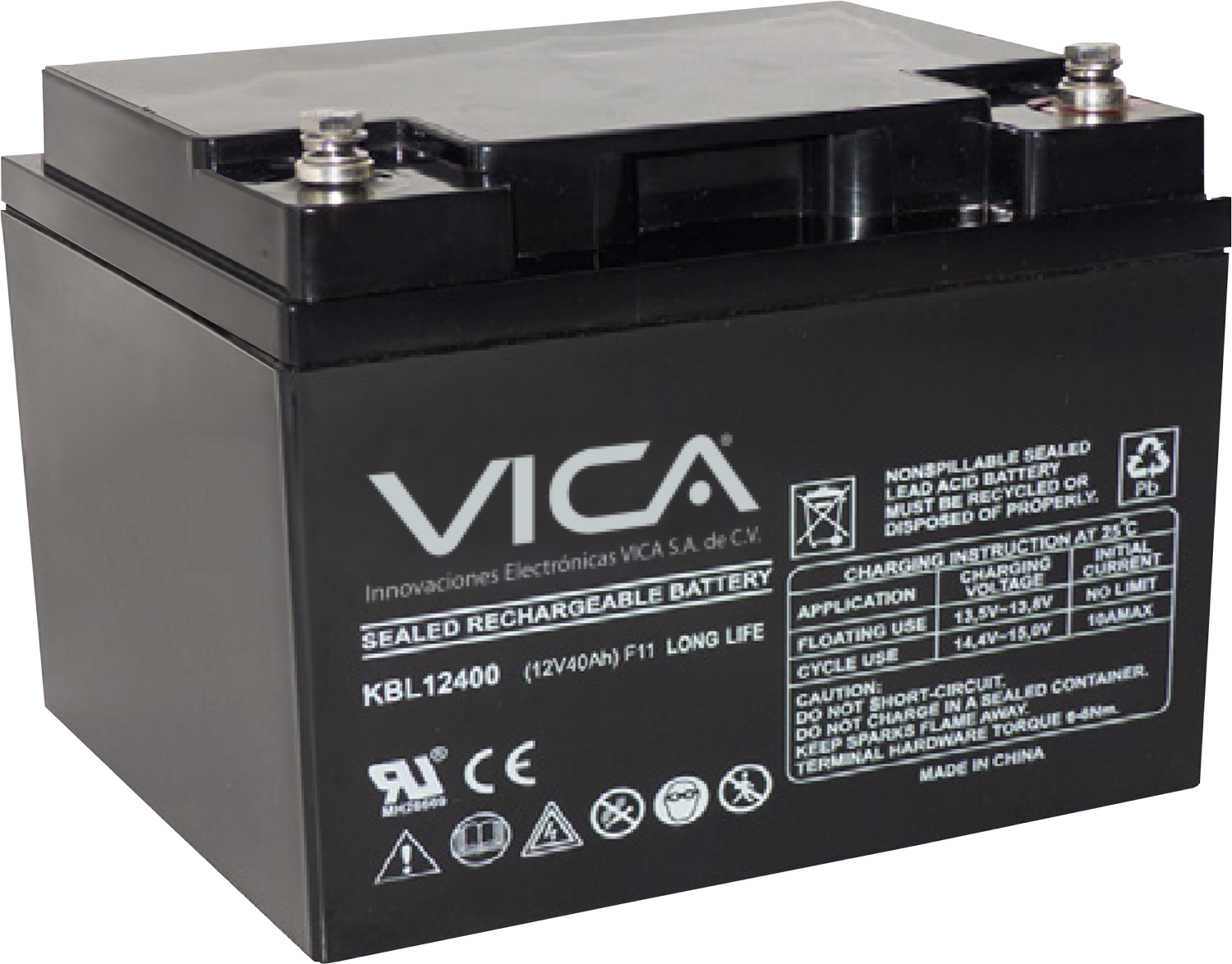 Bateria de reemplazo VICA VIC12-40A
