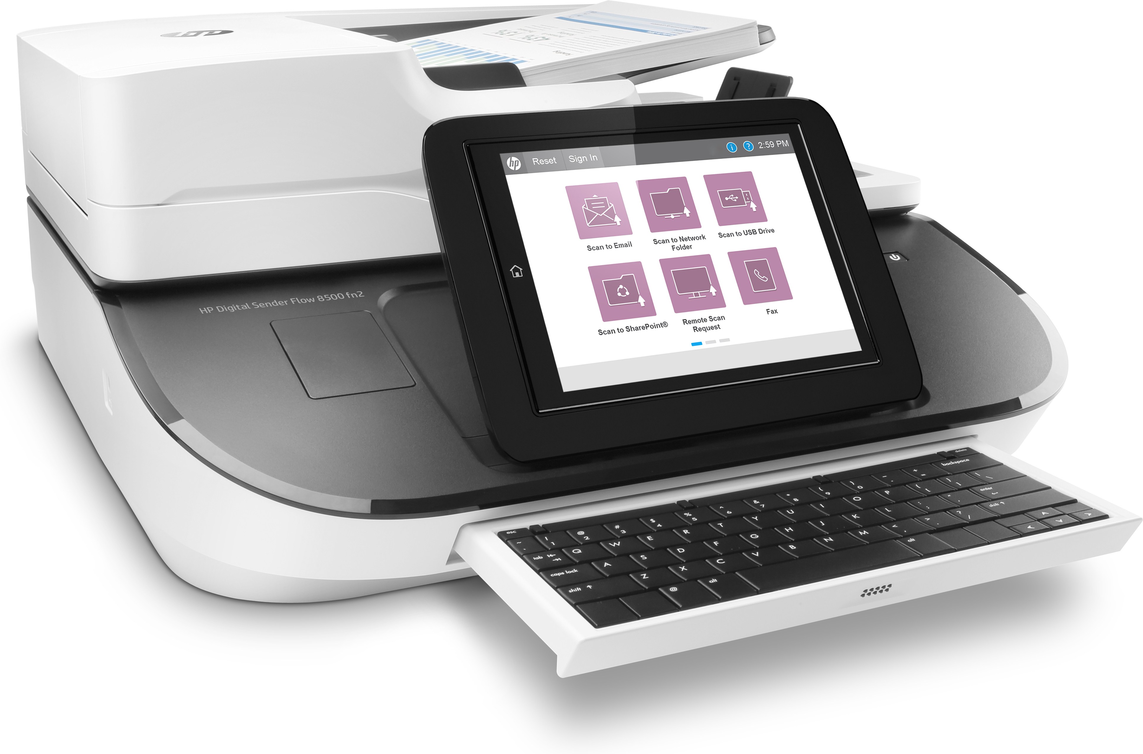 Escáner HP Sender Flow 8500 fn2