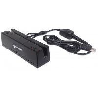 LECTOR BANDA MAGNETICA,MANHATTAN,460255, P/TARJETAS USB